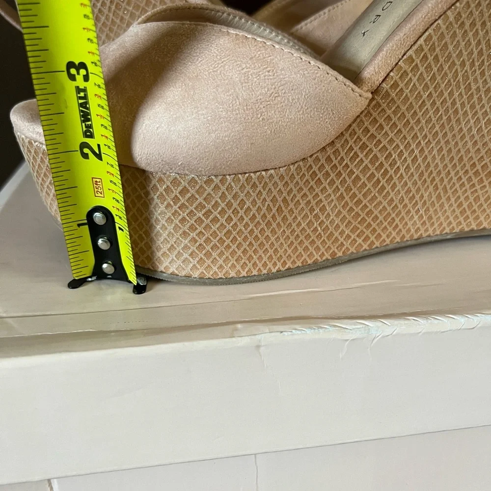 Chinese Laundry Women's Ankle Strap, Platform Wedge Sandal Sz 10M